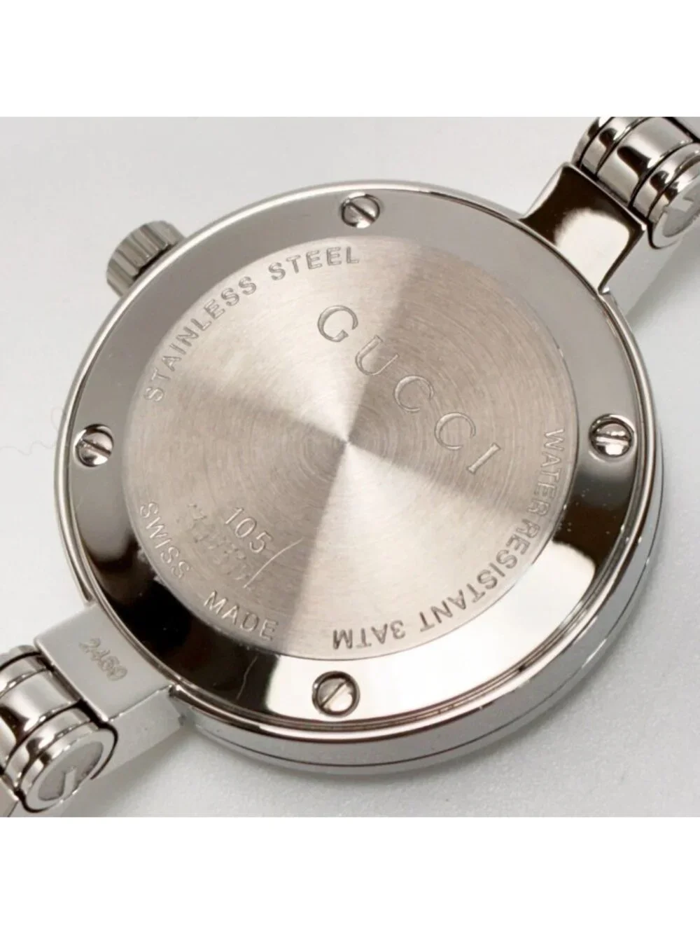 Gucci Circle 105 Silver Quartz Watch